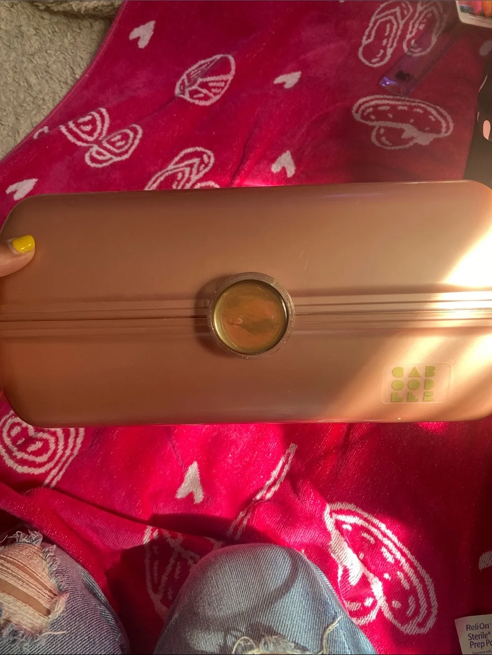 Rose gold  caboodles Rectangular Makeup Case